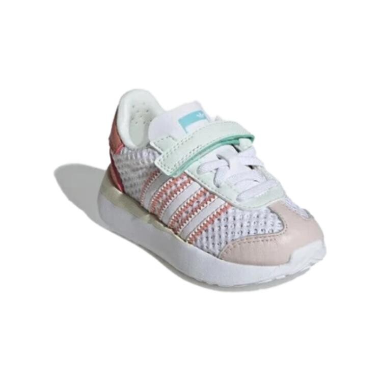 Adidas originals COUNTRY Кроссовки для малышей TD, White-brown-purple — фото 3