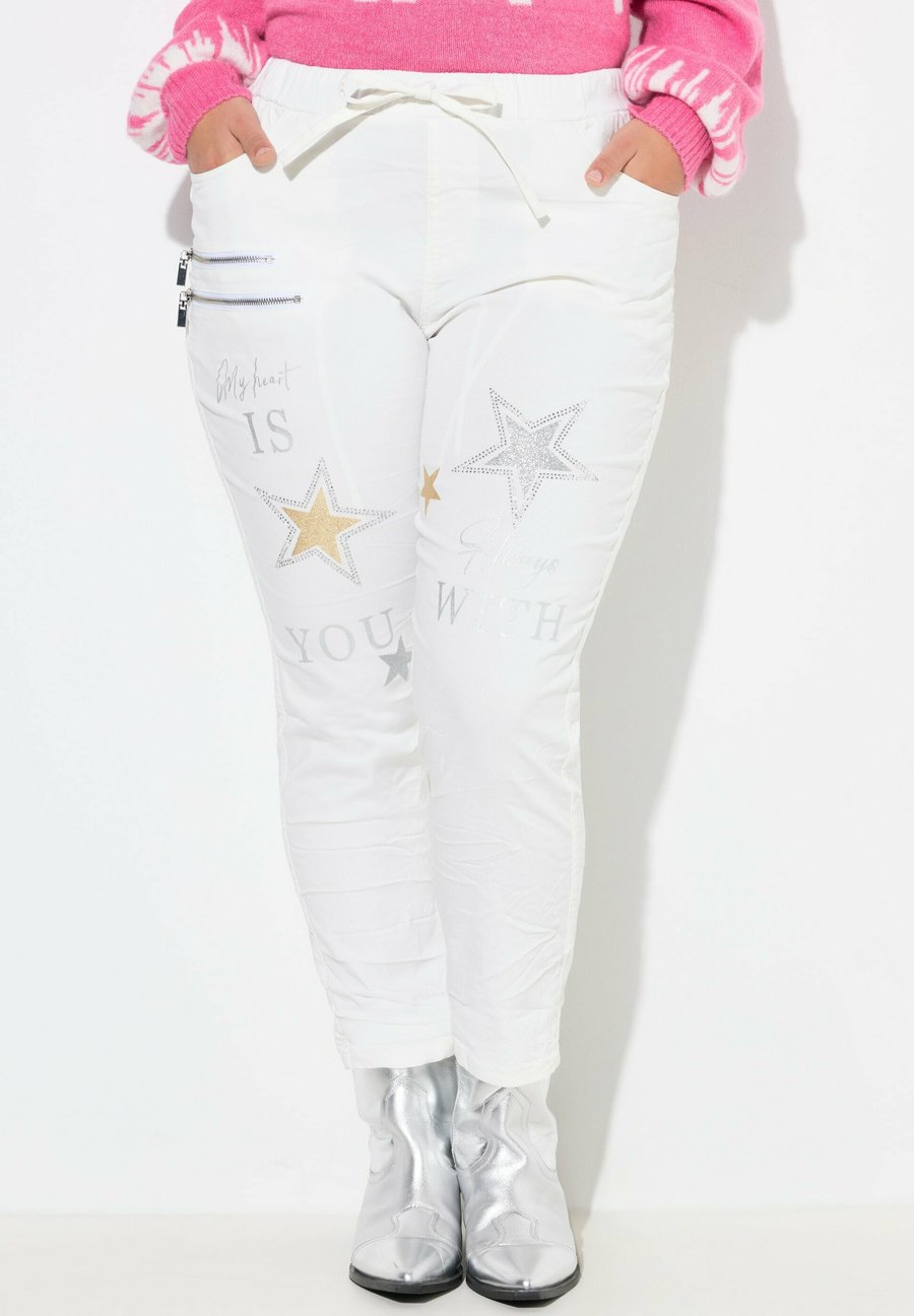 

Брюки Angel of Style CRASH MIT STERNENDRUCK, Snow White/White