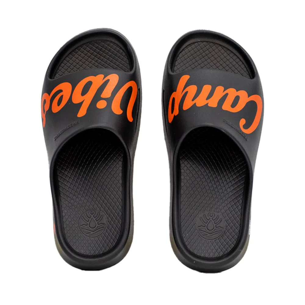 Мужские чёрные шлёпанцы Cloud9 Slide от Poler Stuff x Freewaters