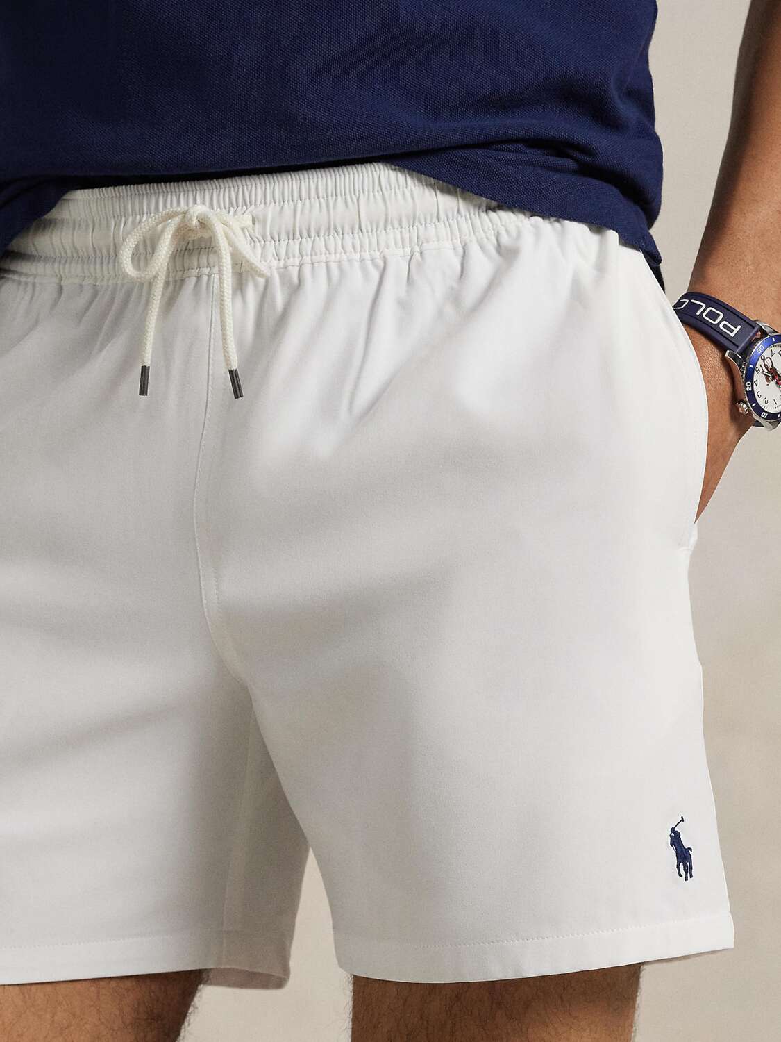 Polo Ralph Lauren Шорты для плавания 'TRAVELER' в белом цвете — фото 2