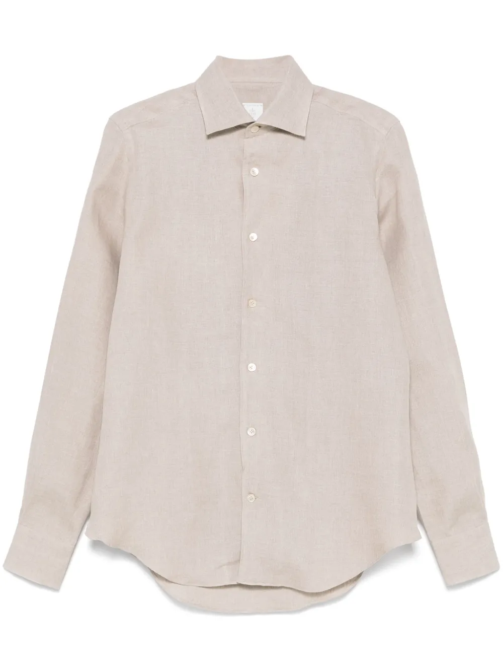 

Льняная рубашка Eleventy, нейтральный