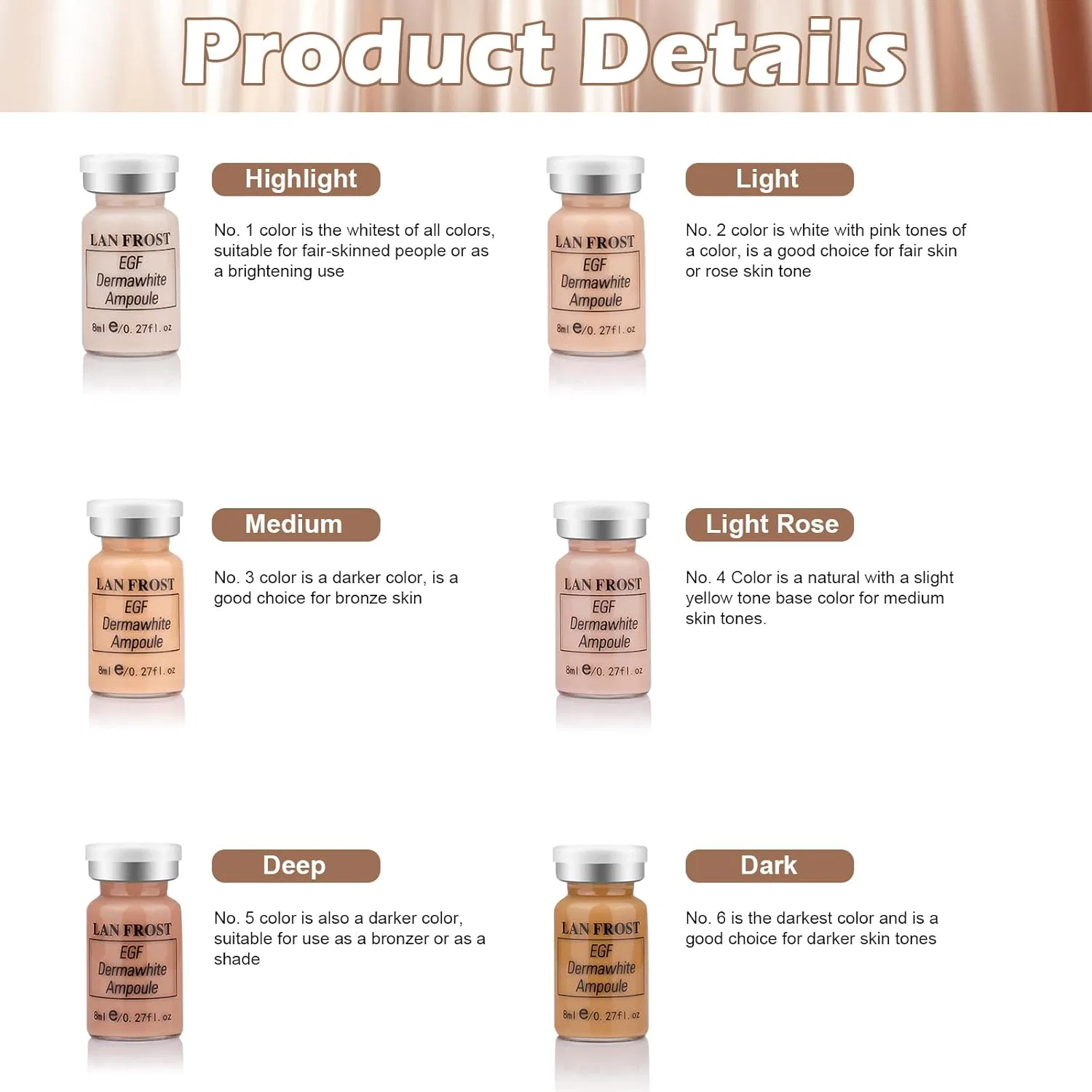 Набор сывороток BB Facial Glow для выравнивания тона кожи Zevofiur — фото 4