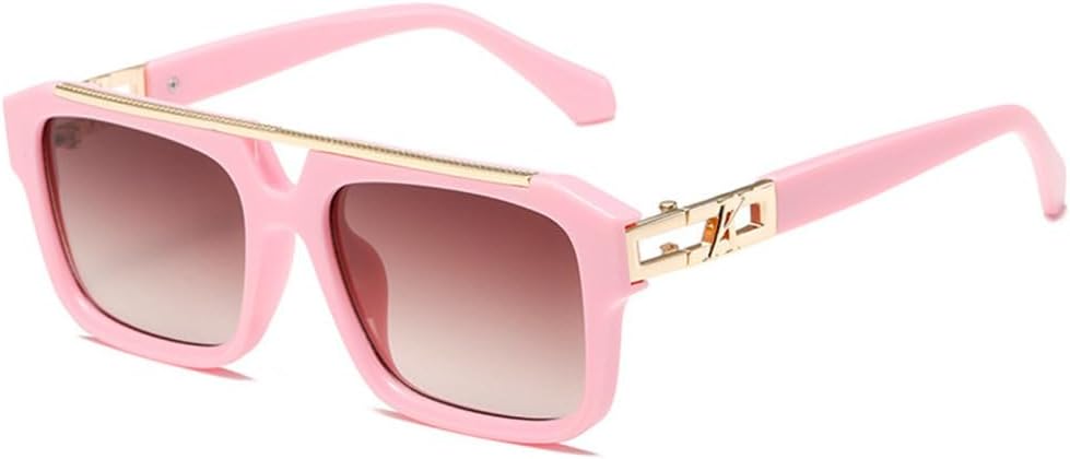 

Летние модные солнцезащитные очки для мужчин и женщин в стиле ретро, ​​винтаж, с двойной перемычкой, полые, для активного отдыха, защита от УФ-излучения UV400 MTZJH, C2