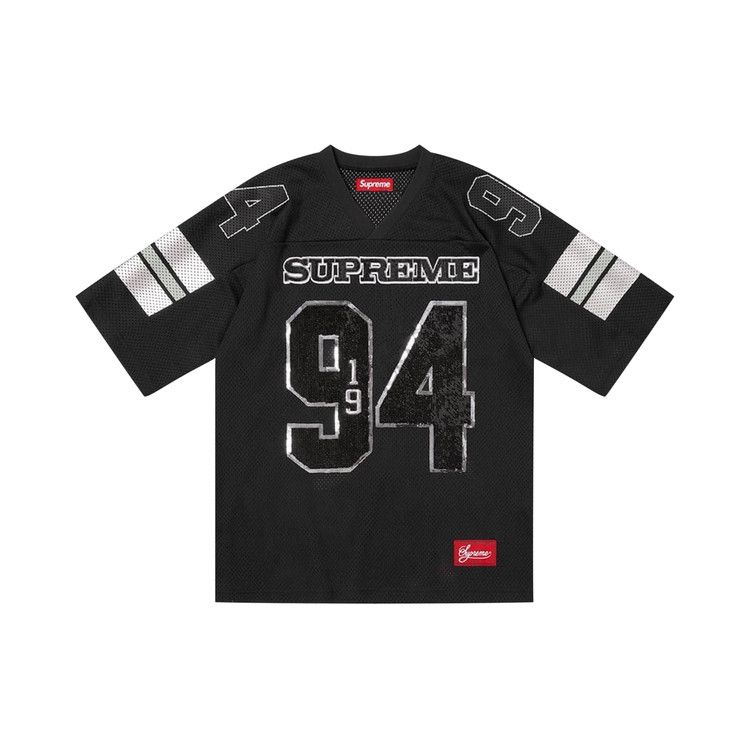 

Джерси Supreme Sequin Football Jersey, Black