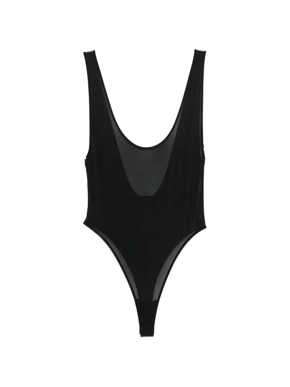 

Полупрозрачное боди-майка Wardrobe.Nyc, черный