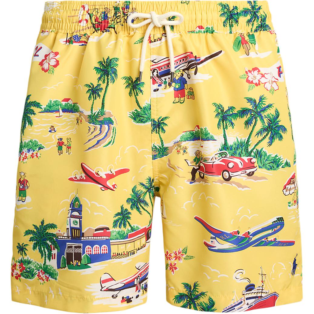 

Polo Ralph Lauren Пляжные шорты мужские желтые, Желтый, Polo Ralph Lauren Пляжные шорты мужские желтые