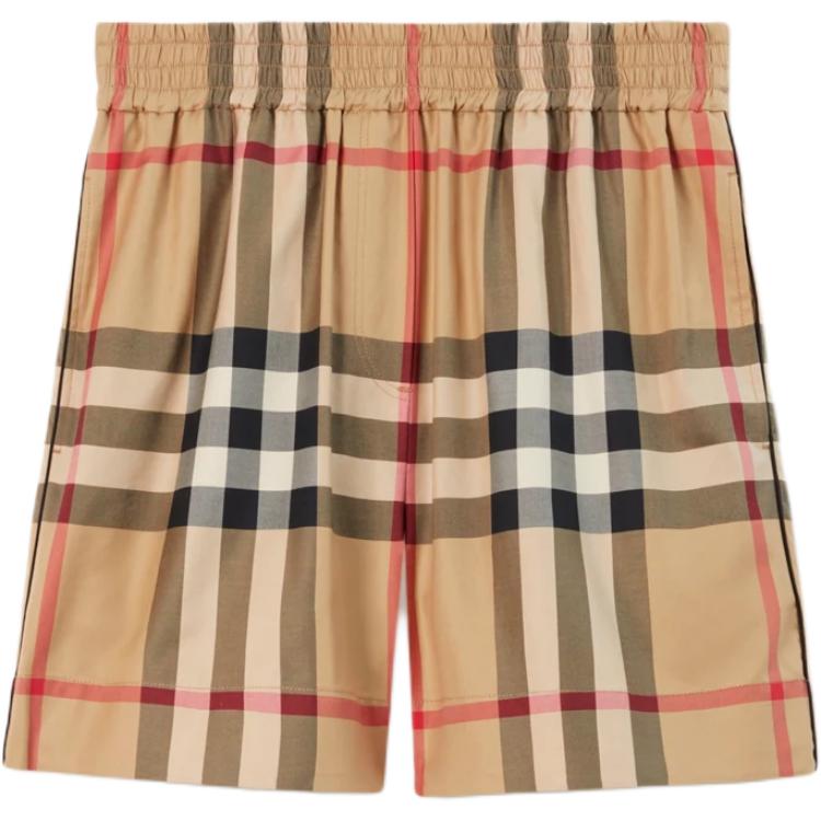 Шорты хлопковые Burberry, летние, бежевый — фото 2