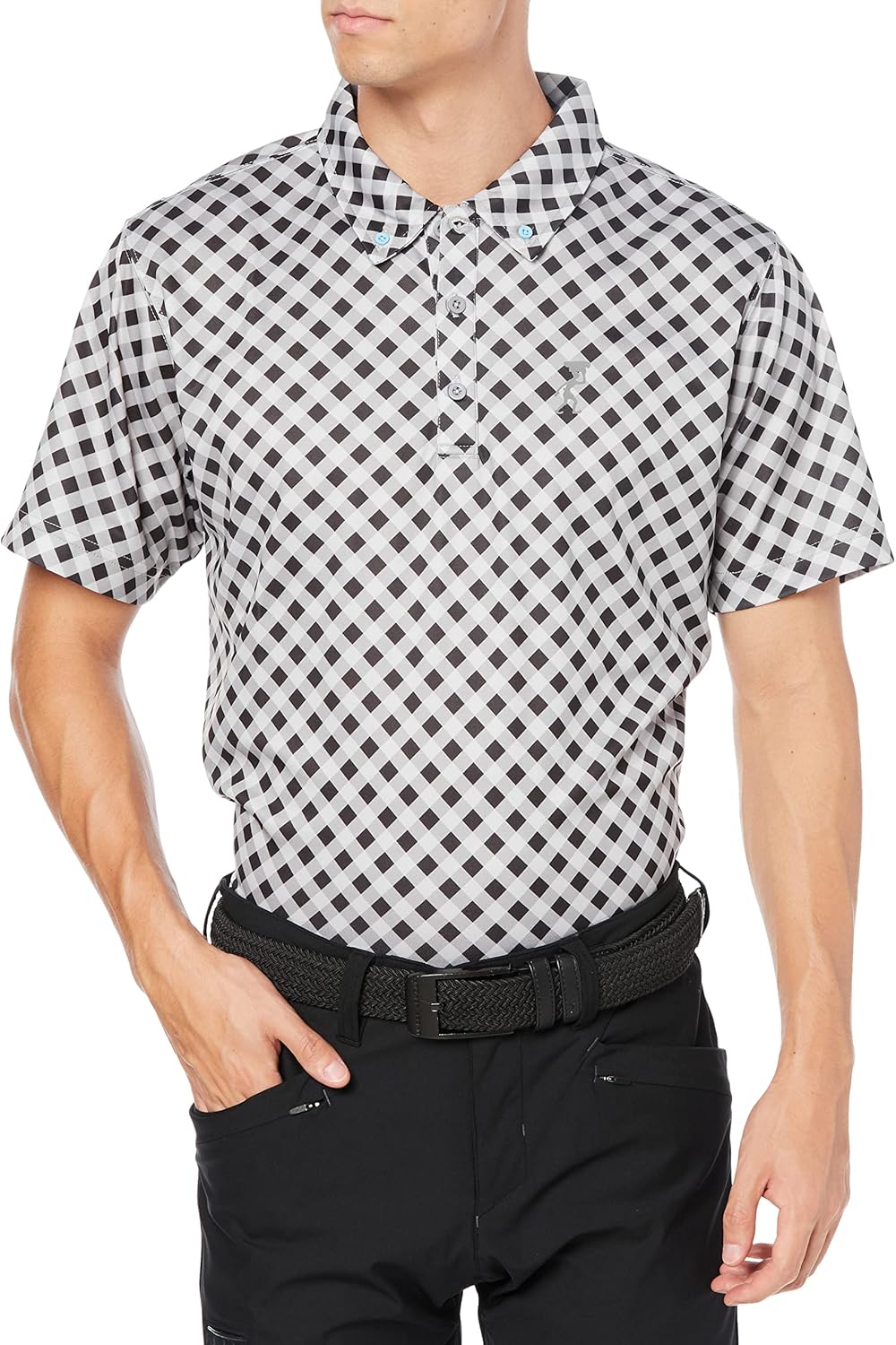 

Мужская рубашка-поло для гольфа Leighton House LHG-101 Crossby Leyton House, черный