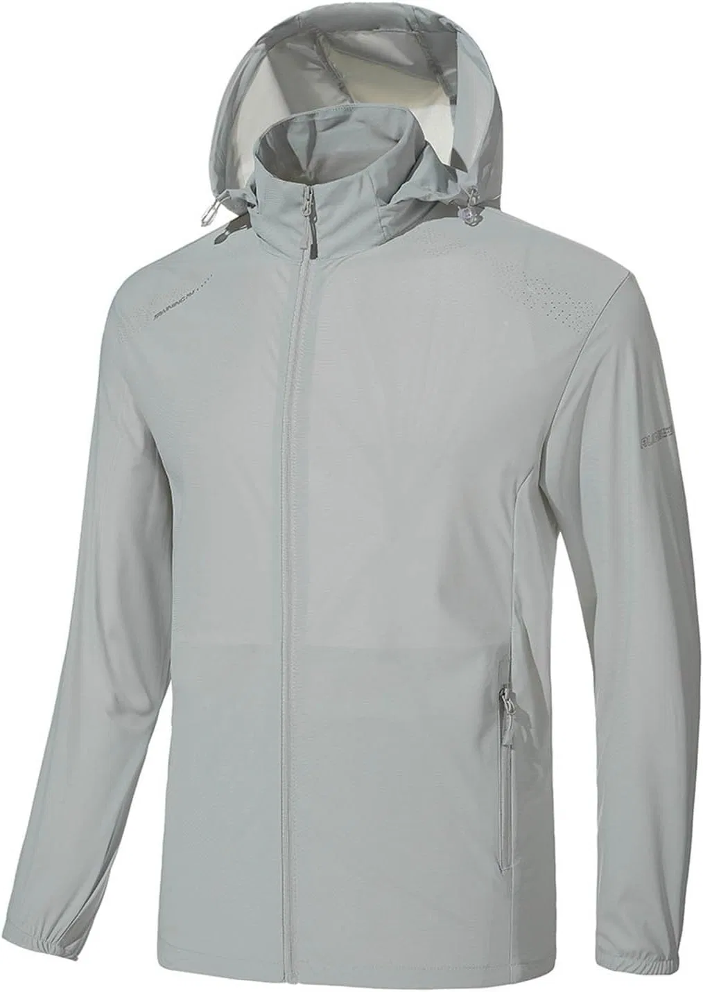 Куртка мужская легкая с капюшоном, Grey