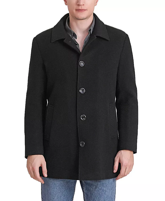 

Мужское шерстяное пальто Men Cole BGSD, черный