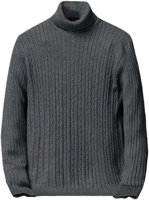 

Толстовка-водолазка вязаная полосатая с длинным рукавом