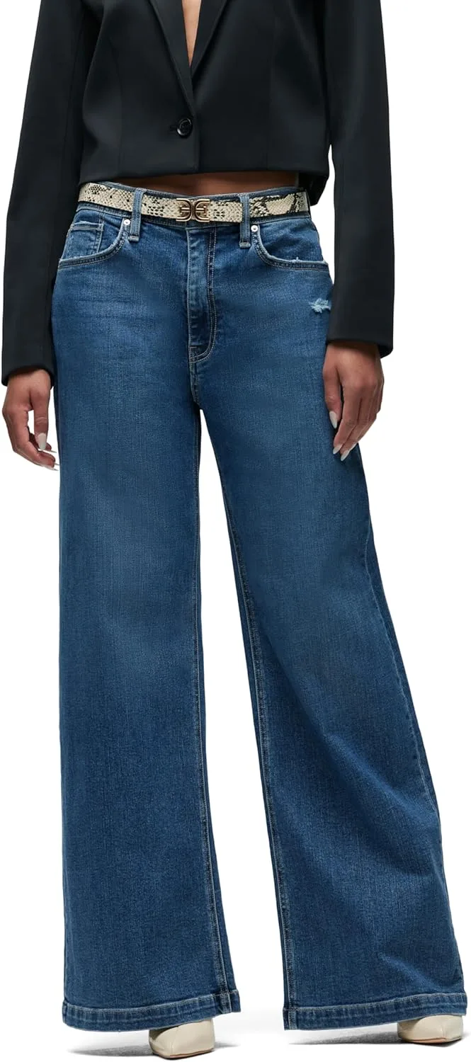 

Hudson женские джинсы Jodie High Rise Loose Fit Wide Leg