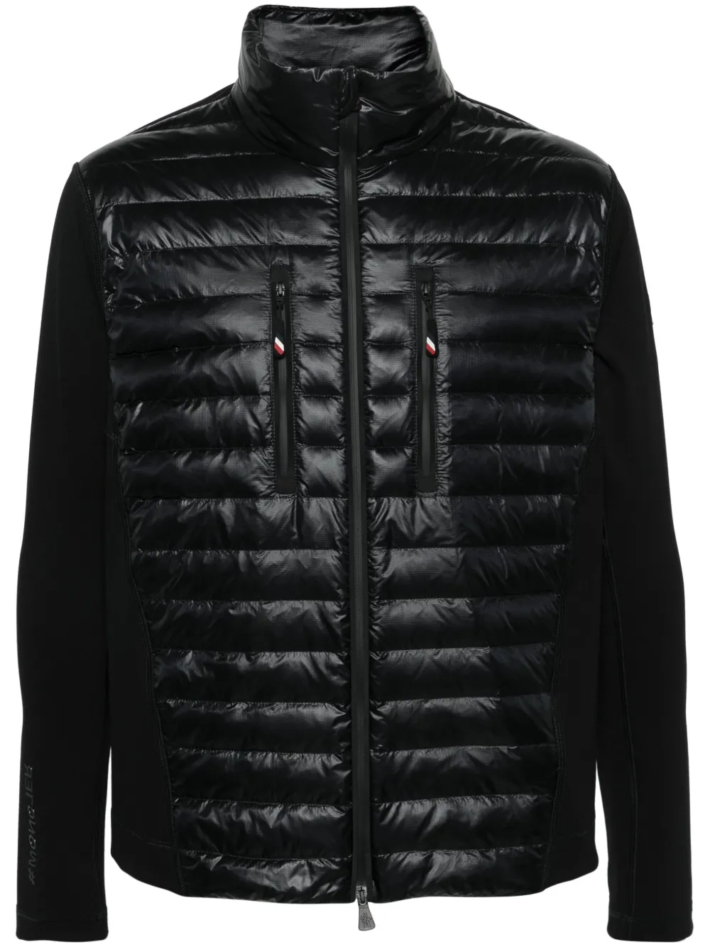 

Легкая куртка с дутыми вставками Moncler Grenoble, черный