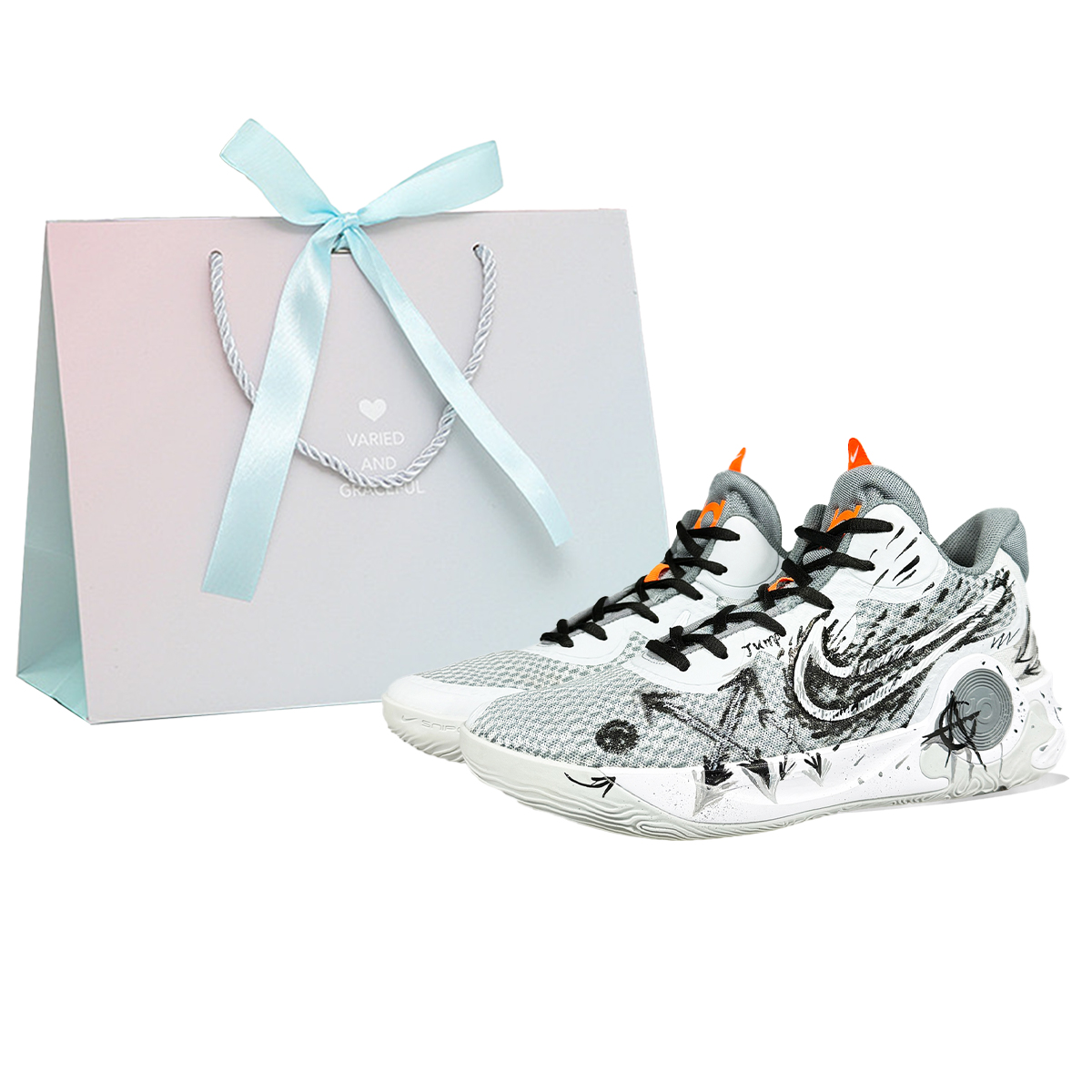 

Nike Кроссовки баскетбольные KD Trey 5 IX с защитой от истирания, мид-топ, унисекс, черный, цвет Black