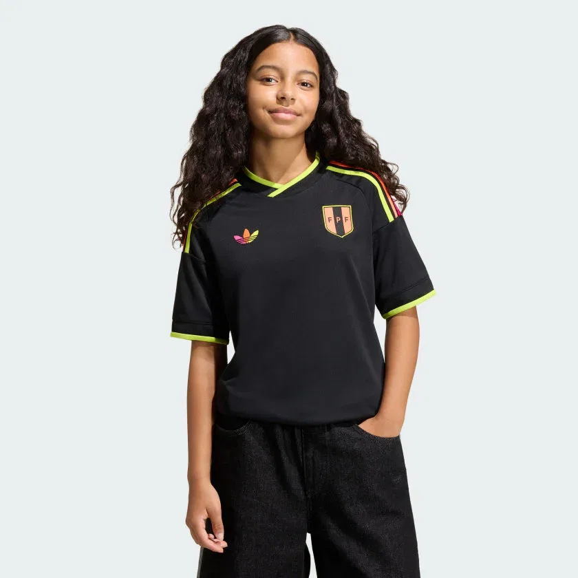 Детская гостевая футболка adidas Peru 26, черный — фото 3