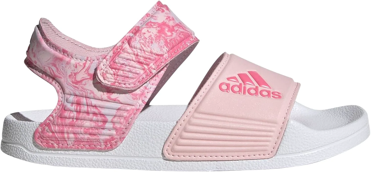 Сланцы Adidas Kids Adilette, розовый/белый