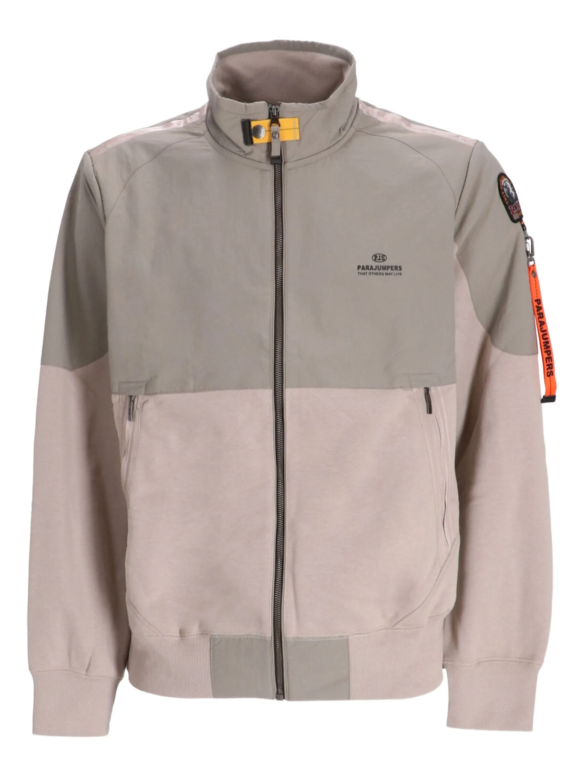 

Толстовка на молнии с нашивкой-логотипом Parajumpers, бежевый