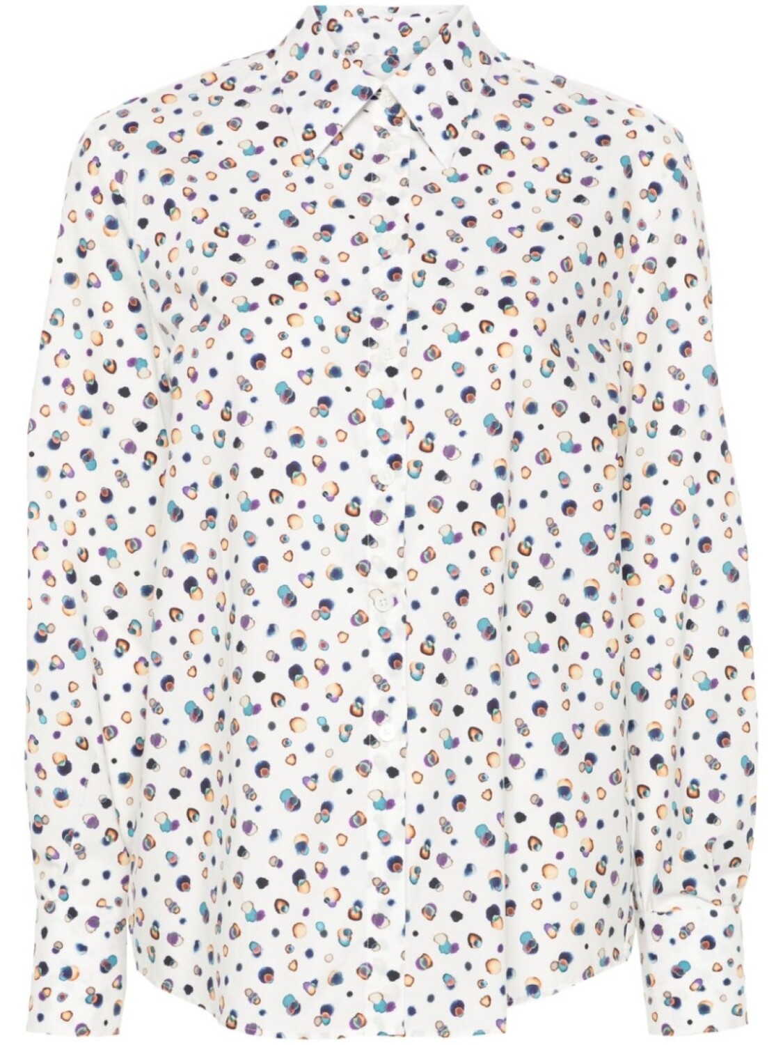 

PS Paul Smith хлопковая рубашка Polar Lights, белый