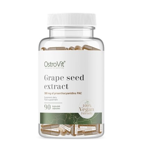 

OstroVit, Экстракт виноградных косточек VEGE, 90 капсул.