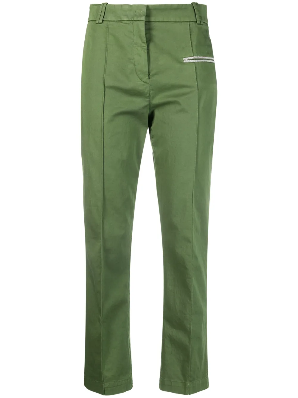 

Прямые брюки Fabiana Filippi, зеленый