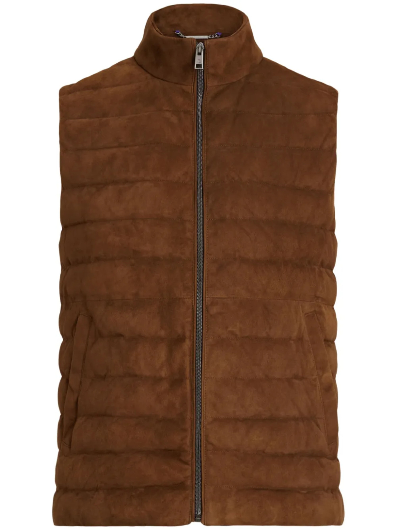

Ralph Lauren Purple Label замшевый жилет, коричневый