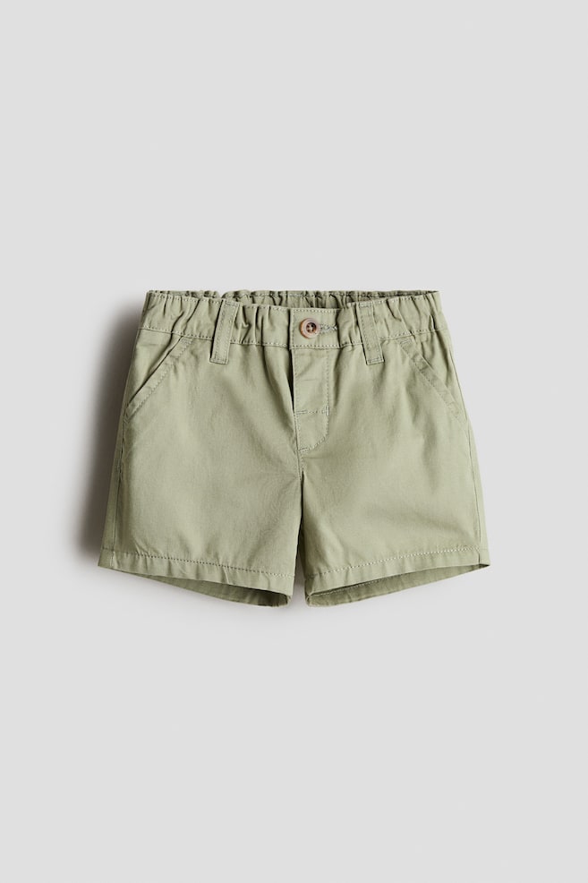 

Хлопковые шорты H&M, зеленый