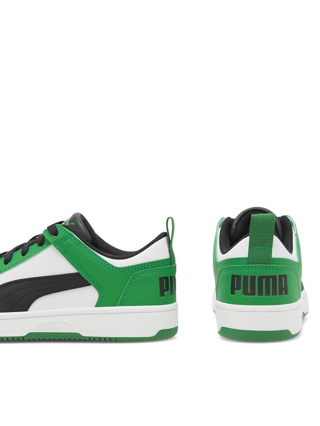 Кроссовки REBOUND LAYUP LO SL JR 370490 Puma, зеленый — фото 3