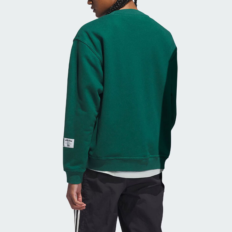 HYC Толстовка унисекс лесной зеленый Adidas Originals, зеленый — фото 3