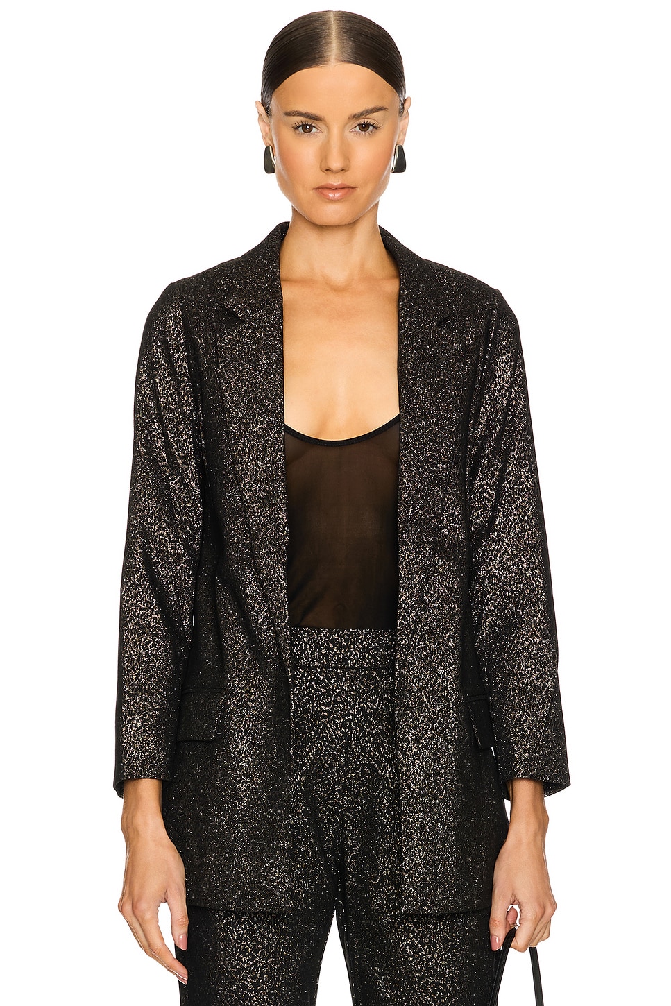 

Блейзер aleida lux Allsaints, черный