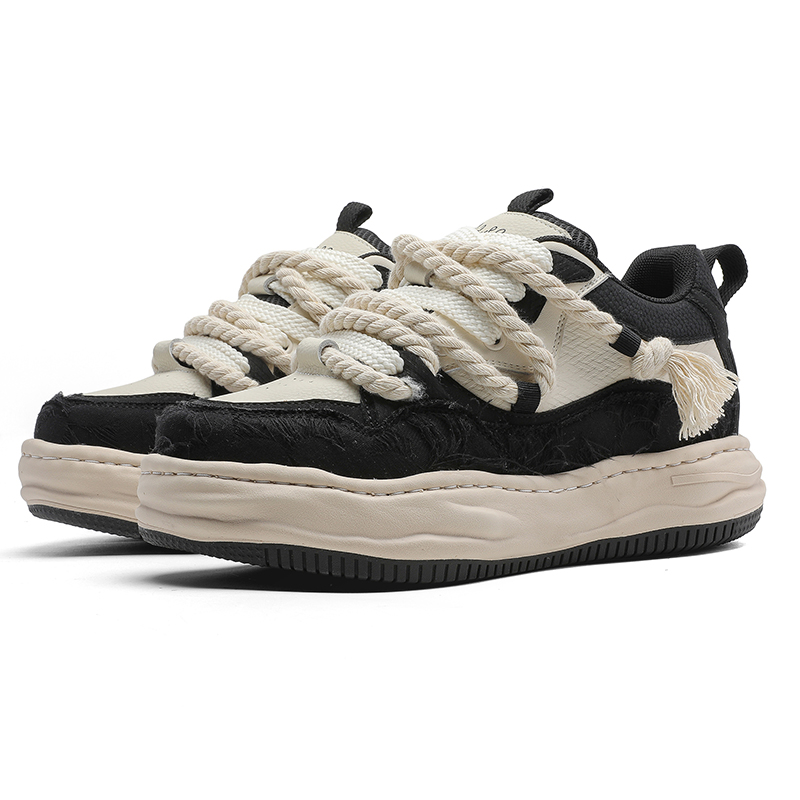 

V05 Низкие скейтерские кроссовки унисекс черные женские, цвет Black Women's