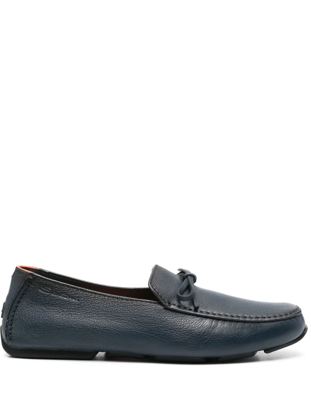

Лоферы с бантом Santoni, синий