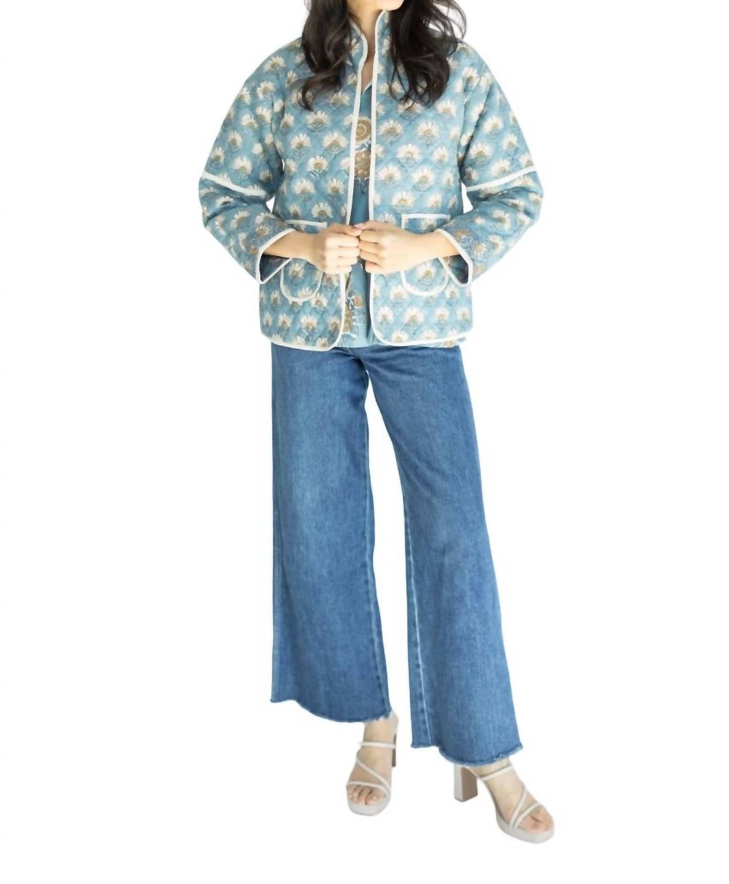 

Лео Куртка в цвете блюстоун VICTORIA DUNN, Bluestone