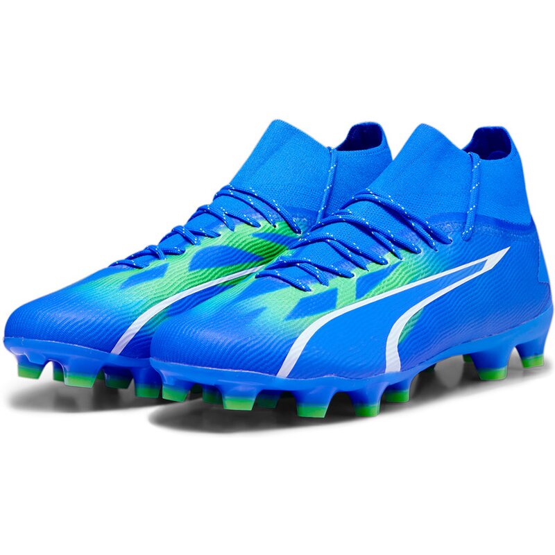 Футбольные бутсы для игры на траве Ultra Pro FG/AG Puma, белый — фото 3