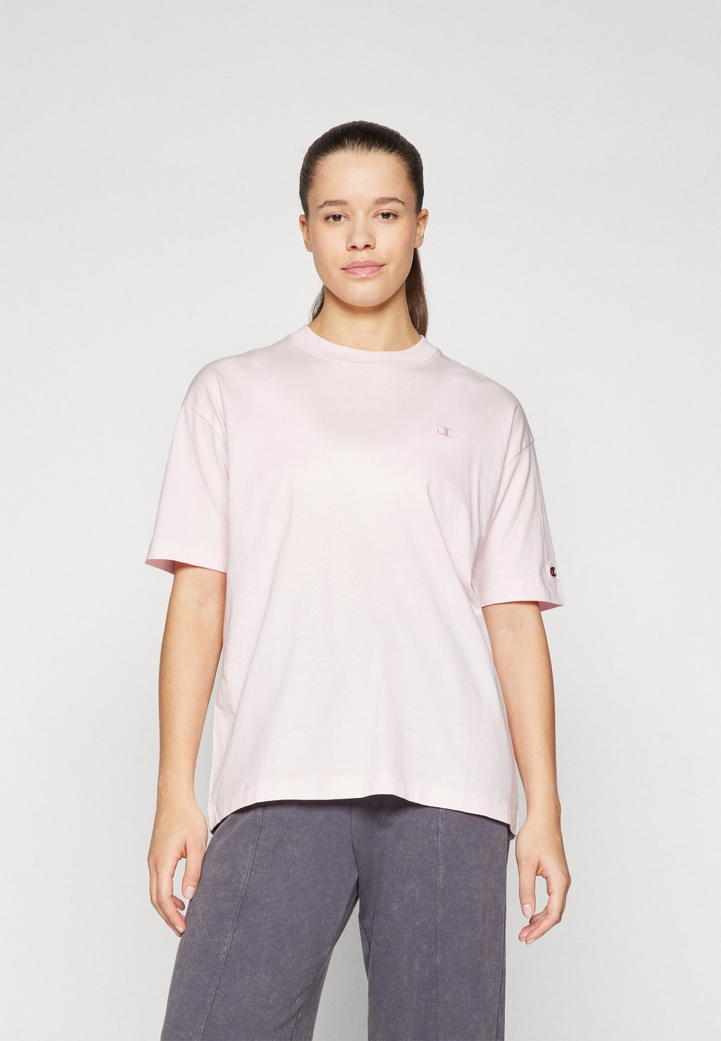 

Базовая футболка ICONS OVERSIZE CREWNECK Champion, розовый