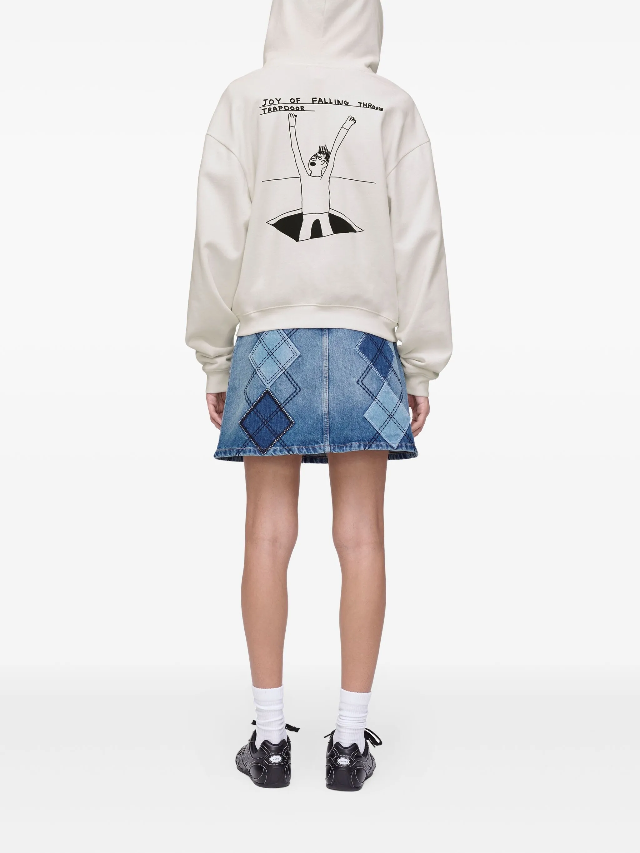 Худи Joy Of Falling на молнии Marc Jacobs, белый — фото 3