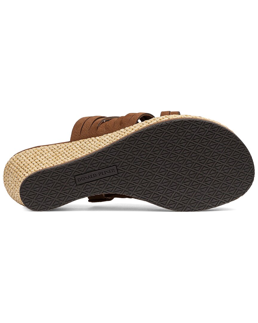 Donald Pliner Gallore Leather Sandal, коричневый — фото 4