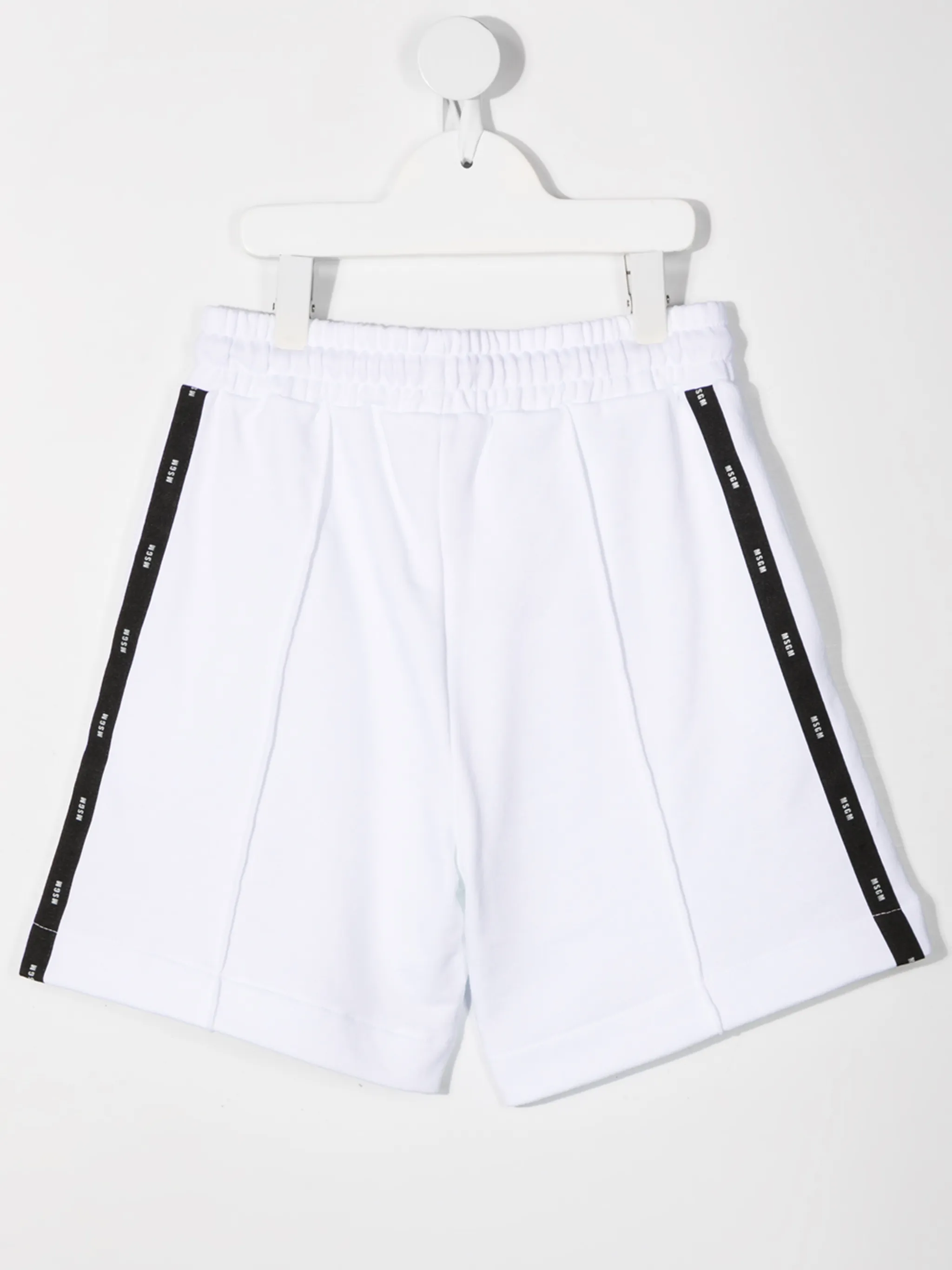 Спортивные шорты с логотипом Msgm Kids, белый — фото 2