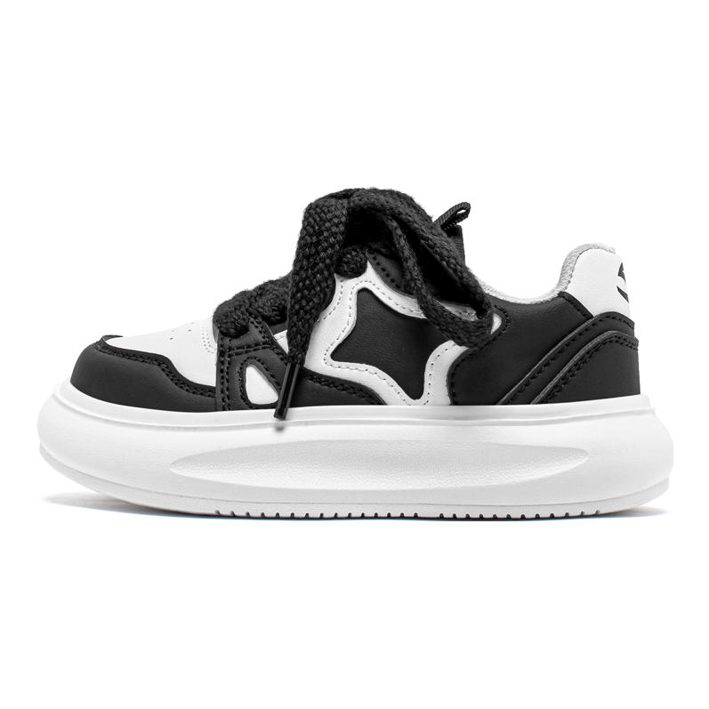 

Детские скейтерские кроссовки Kids HOBIBEAR, черный/белый