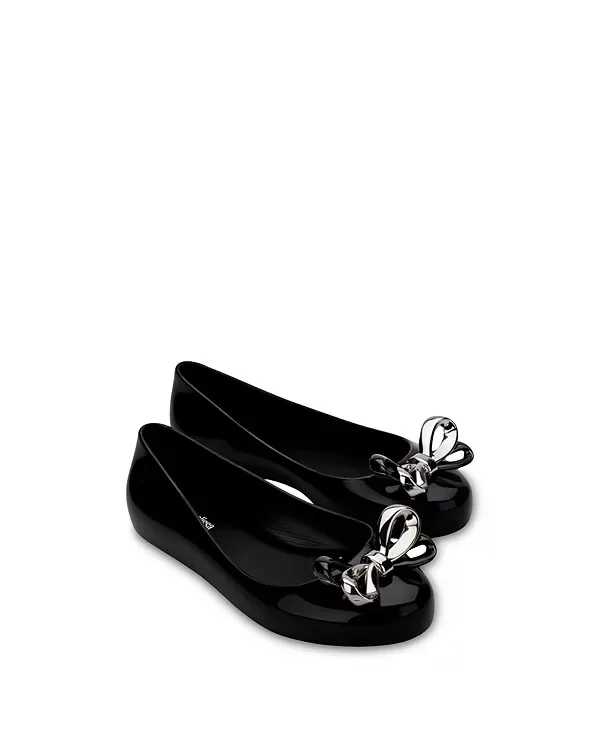 Балетки Sweet Love Glam - для малышей, детей постарше. Mini Melissa, Black