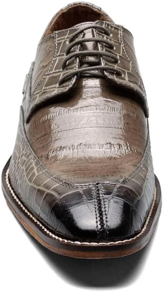 Мужские оксфорды Stacy Adams Trubiano Moc Toe, Gray — фото 4
