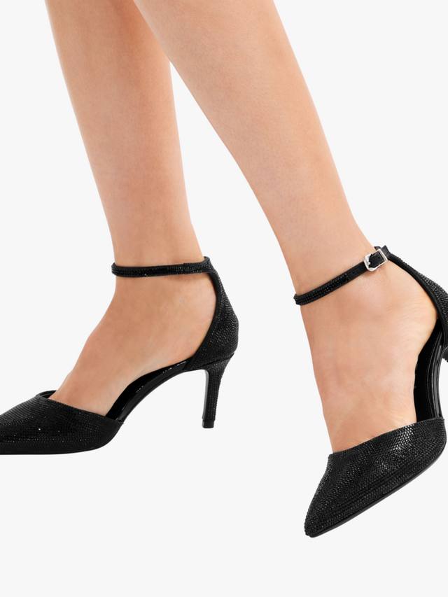 Блестящие туфли-лодочки с декором Carvela, Black — фото 2