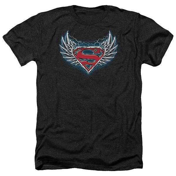 

Футболка adult heather с логотипом Superman steel wings Licensed Character