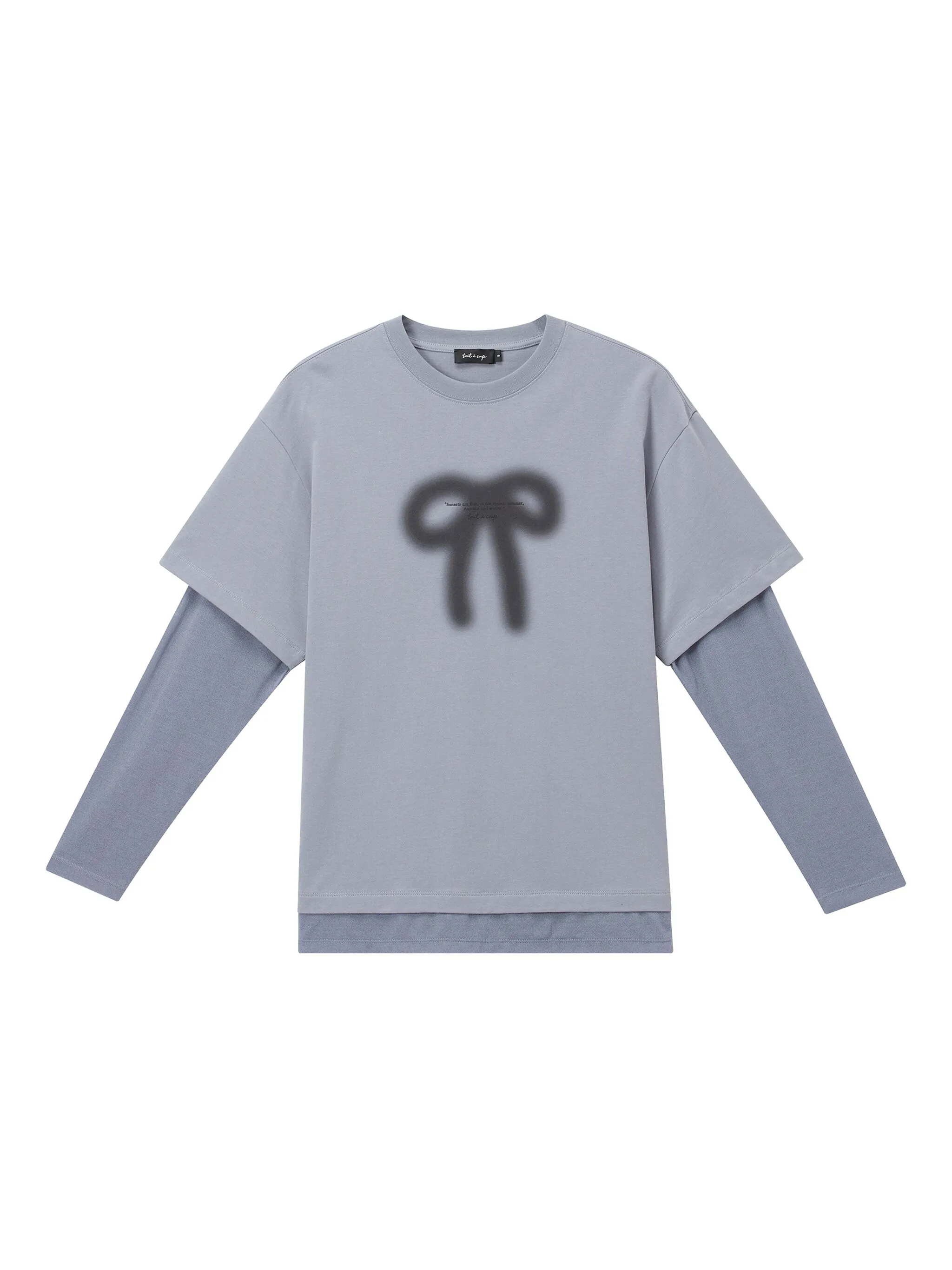 

Футболка с принтом Tout A Coup, синий