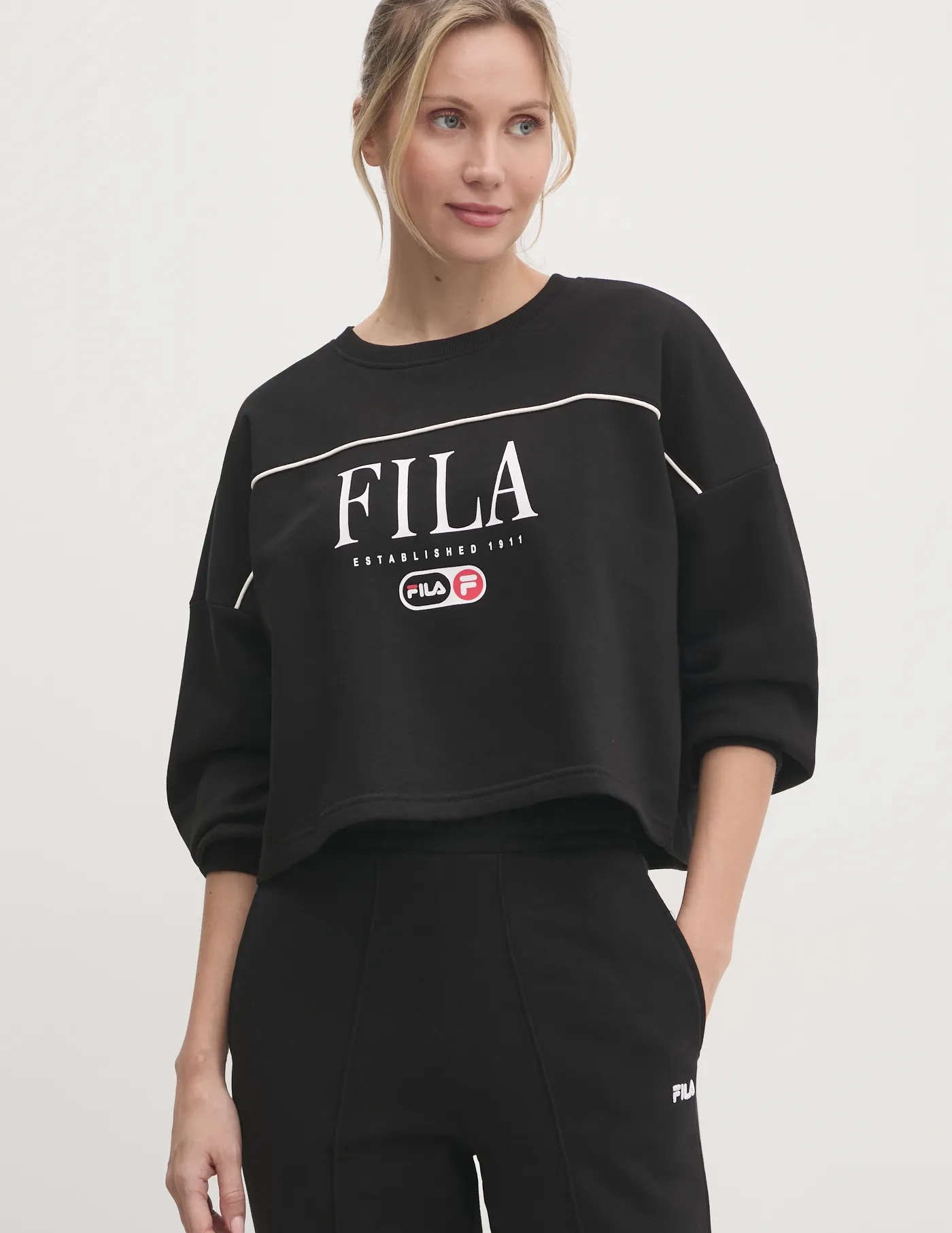

Толстовка Льюистаун Fila, черный