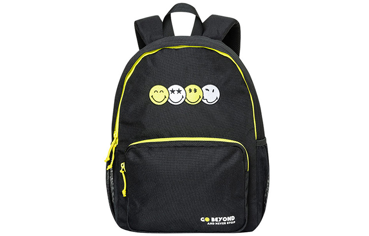 

Рюкзак оксфордский унисекс черный Anta SmileyWorld️® Collaboration Life Collection