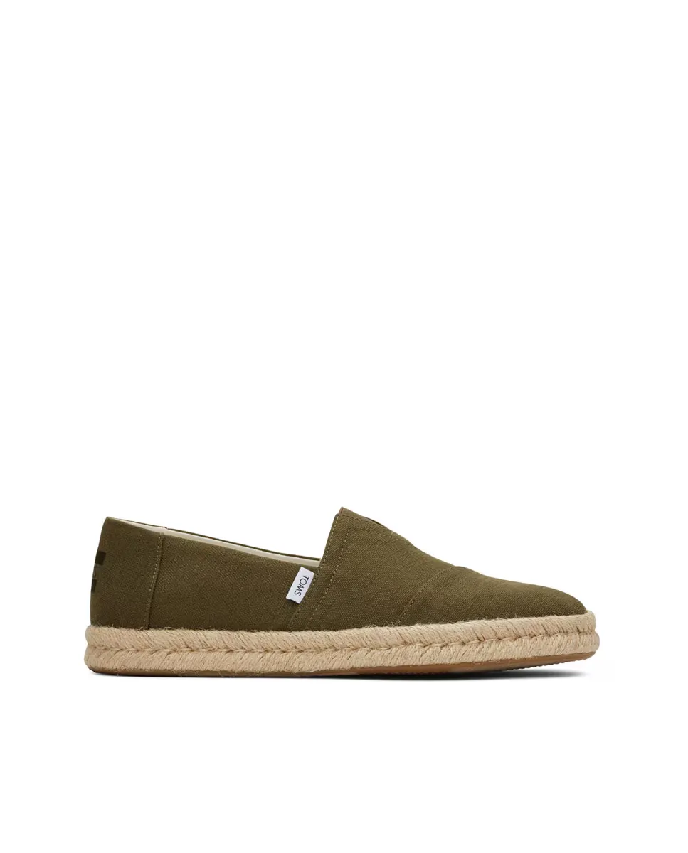 

Мужские парусиновые эспадрильи Toms, зеленый