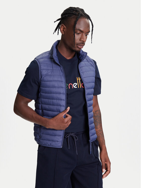 

Жилет стандартного кроя 2TWDUJ00P United Colors Of Benetton, синий