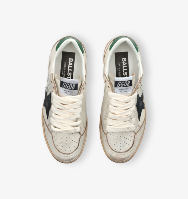 Низкие кожаные кроссовки Ball star 10788 Golden Goose, мультиколор — фото 2