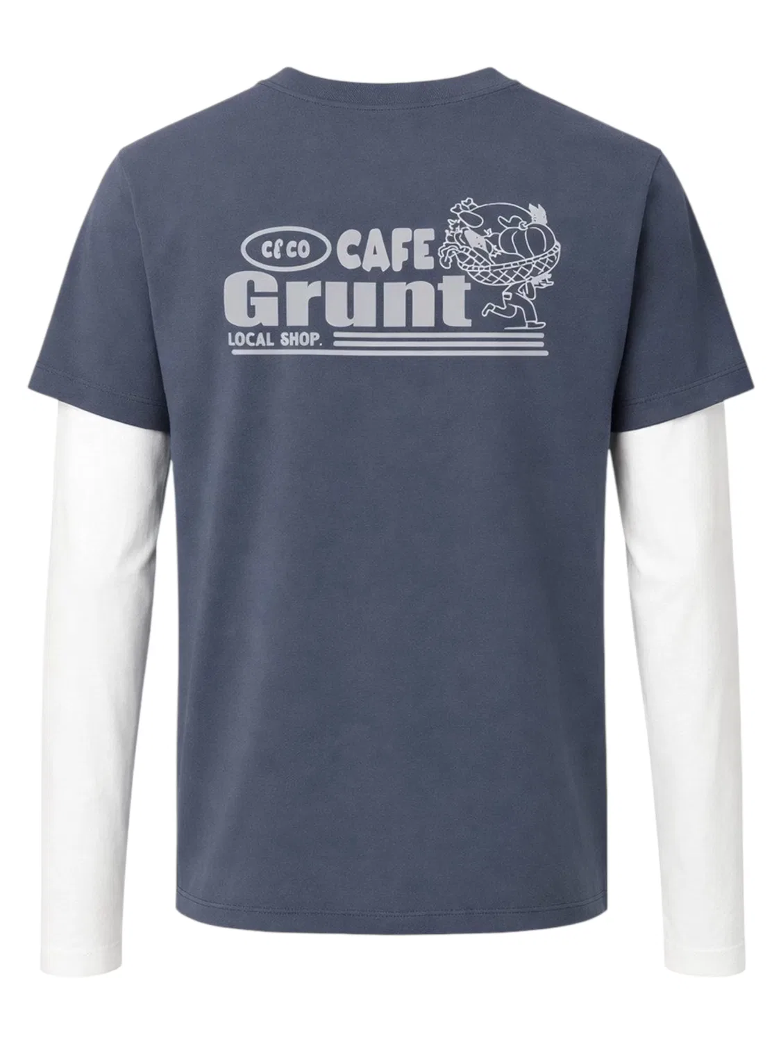 Футболка 'GRUNT GRANTO LS TEE ist ein stylisches LangarmФутболка für Jungen' Grunt, Dark Grey — фото 2