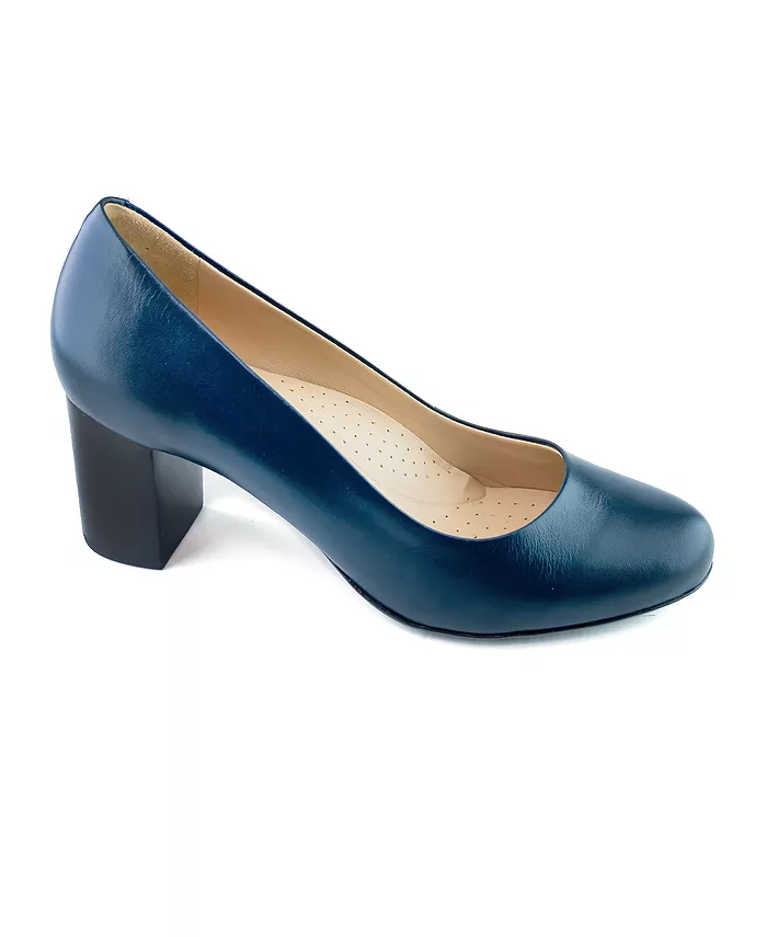Женские туфли-лодочки Midtown из кожи Marc Joseph New York, синий